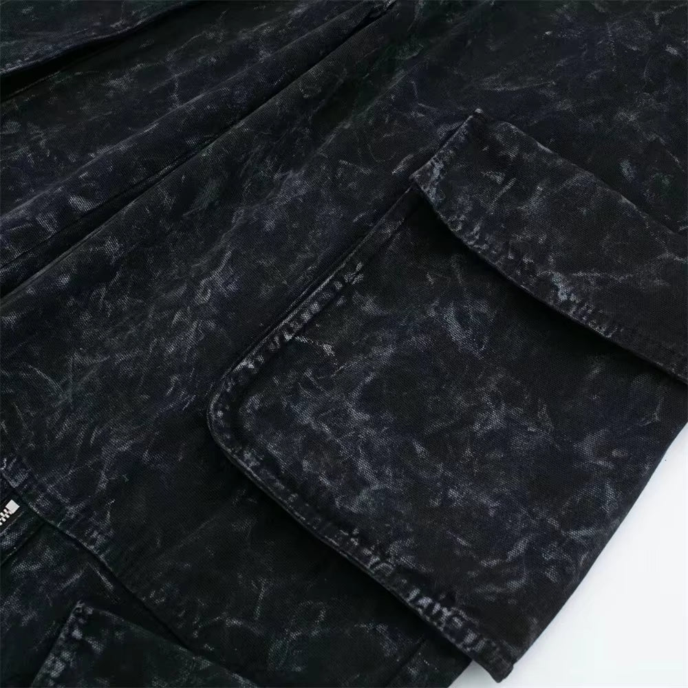 Women'S Fashion New Style Unique and Elegant Mid Waist Loose Fitting Workwear Jeans