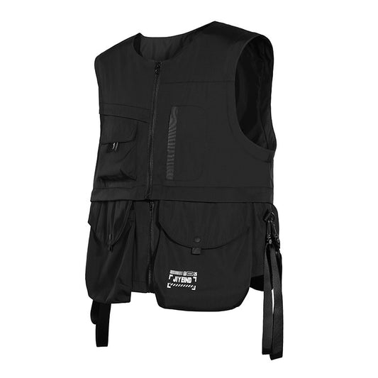 Functional Wind Men Loose Casual Vest