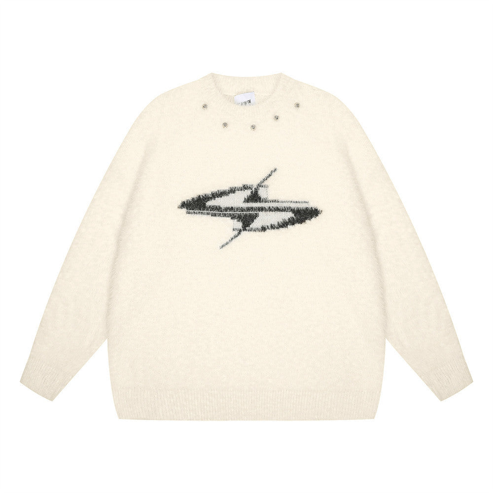 Symbol Loose  Sweater